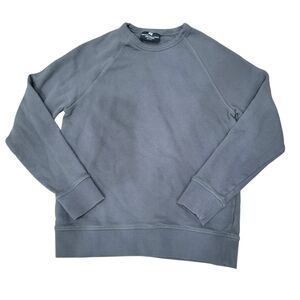 2/$20 H&M Plain Grey Crewneck Sweatshirt Top 100% Cotton Size: Small